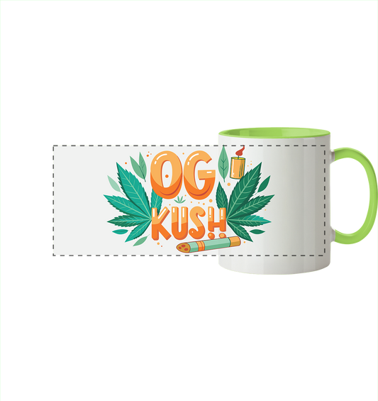 OG Kush - Panorama Tasse zweifarbig