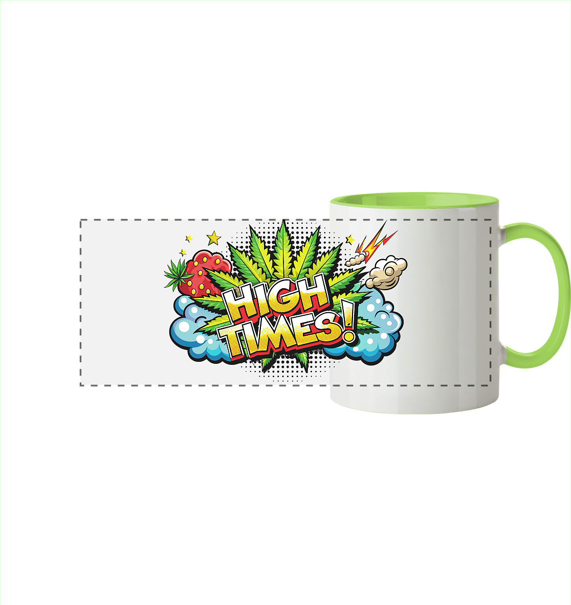 High Times - Panorama Tasse zweifarbig