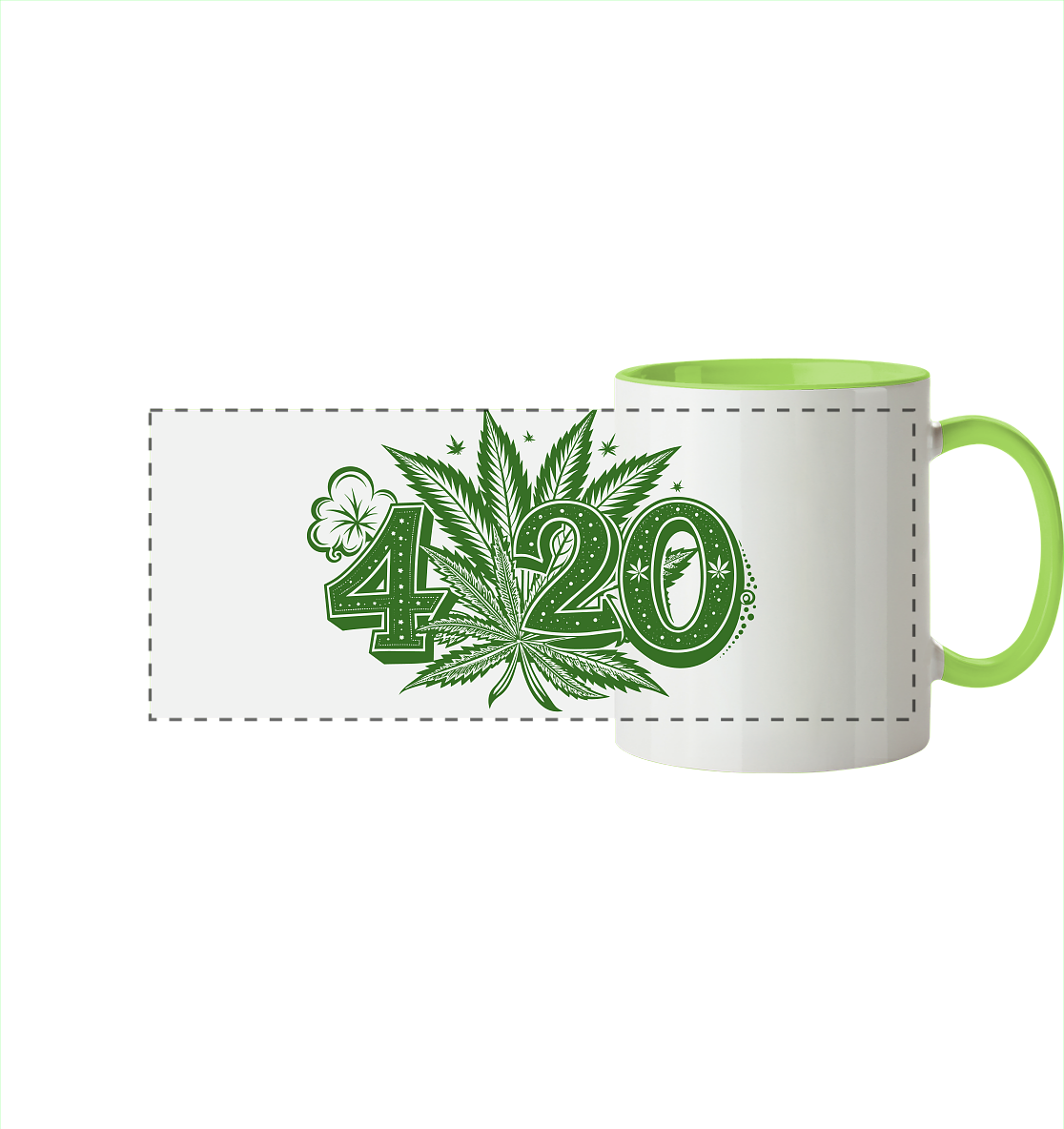 420 - Panorama Tasse zweifarbig