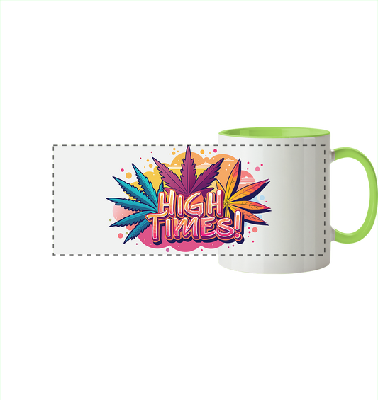 High Times Leafs - Panorama Tasse zweifarbig