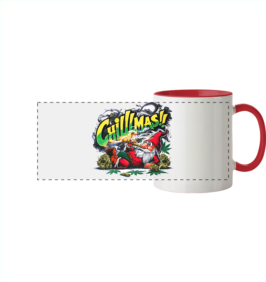Chillmas - Panorama Tasse zweifarbig