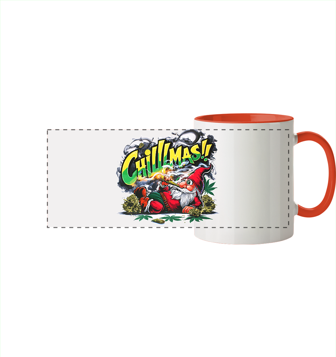 Chillmas - Panorama Tasse zweifarbig