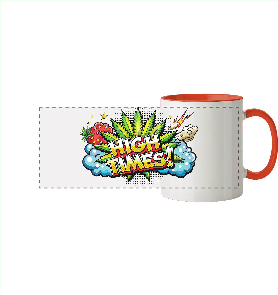 High Times - Panorama Tasse zweifarbig