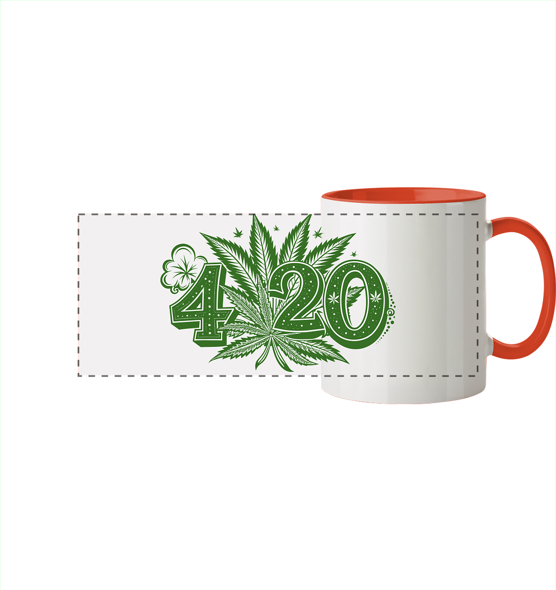 420 - Panorama Tasse zweifarbig