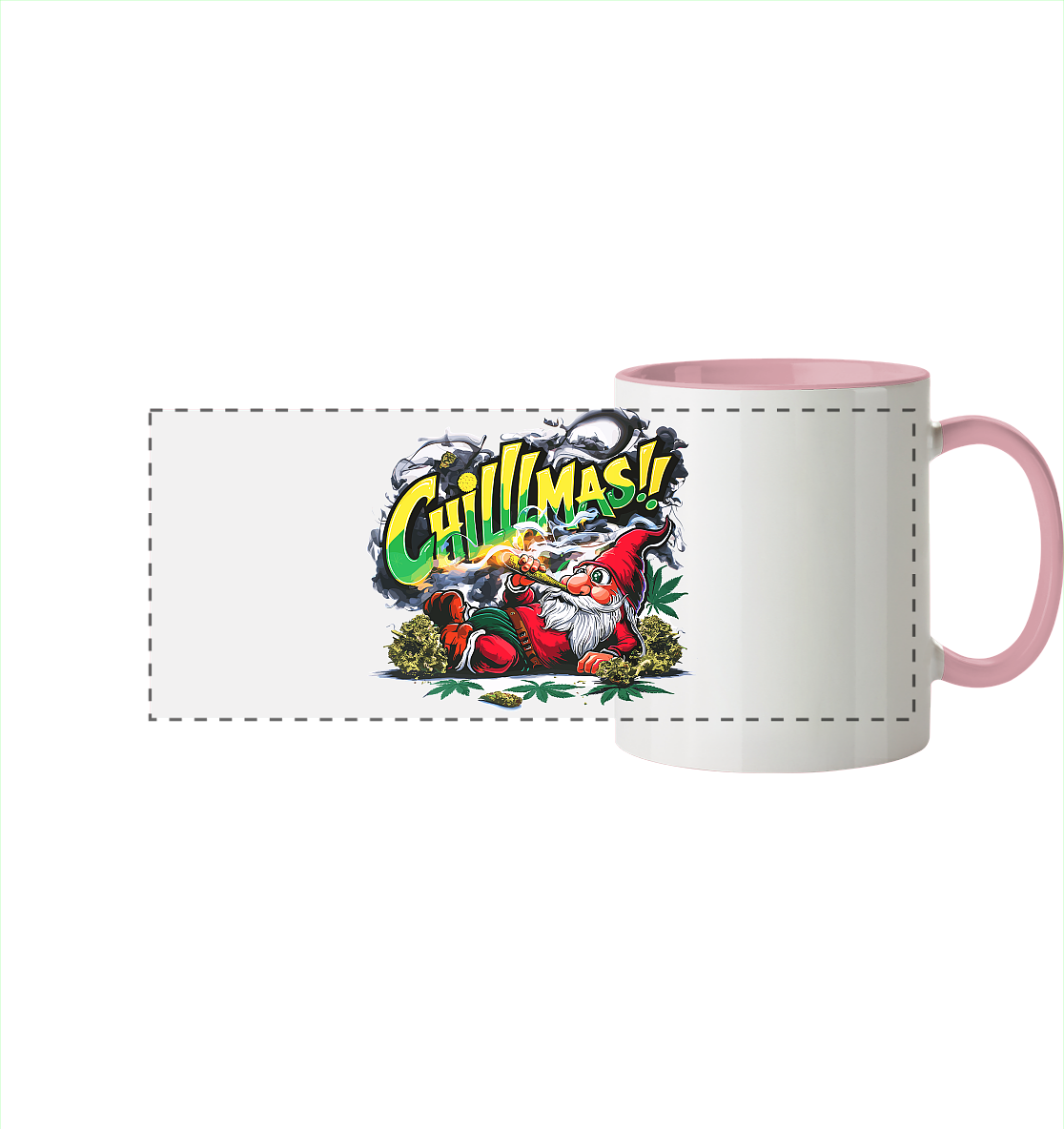 Chillmas - Panorama Tasse zweifarbig