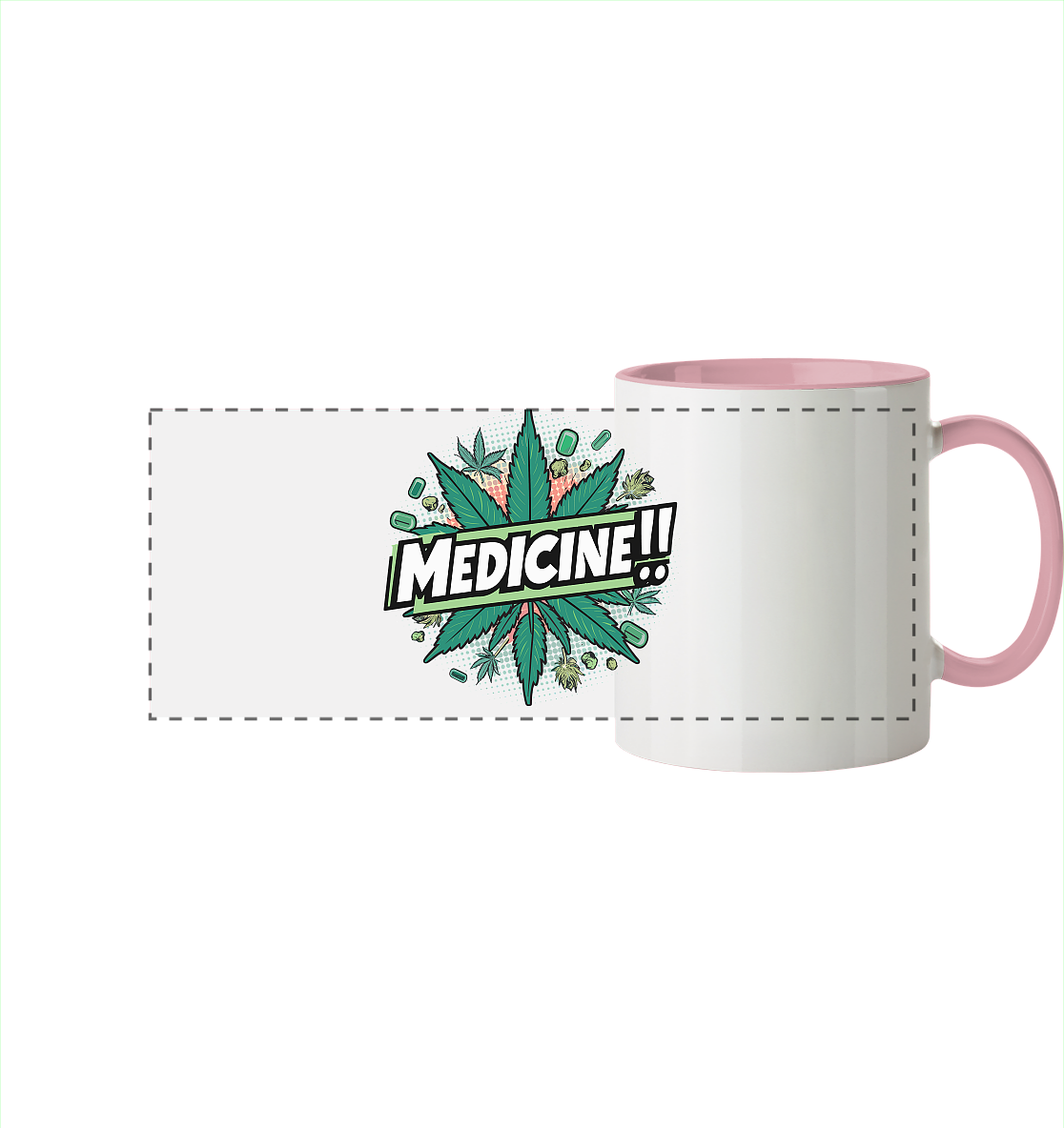 Medicine - Panorama Tasse zweifarbig