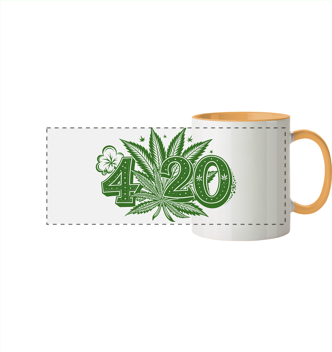 420 - Panorama Tasse zweifarbig