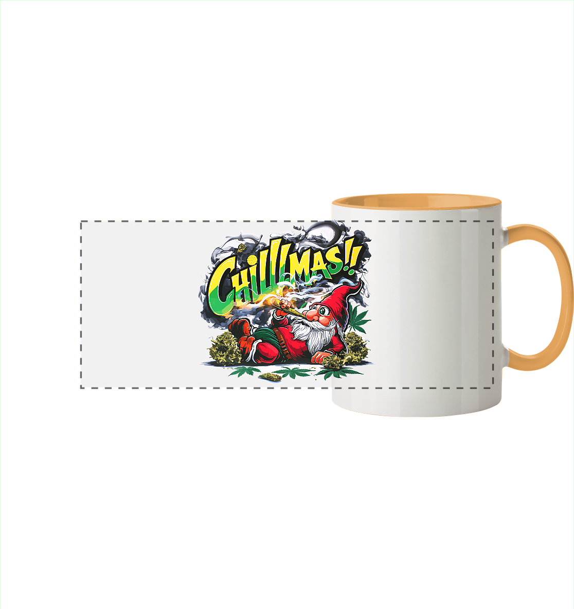 Chillmas - Panorama Tasse zweifarbig