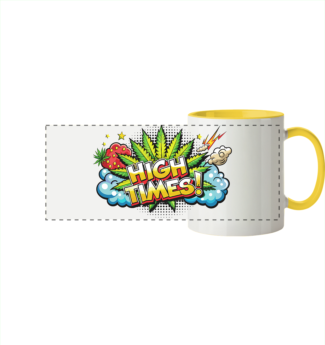 High Times - Panorama Tasse zweifarbig