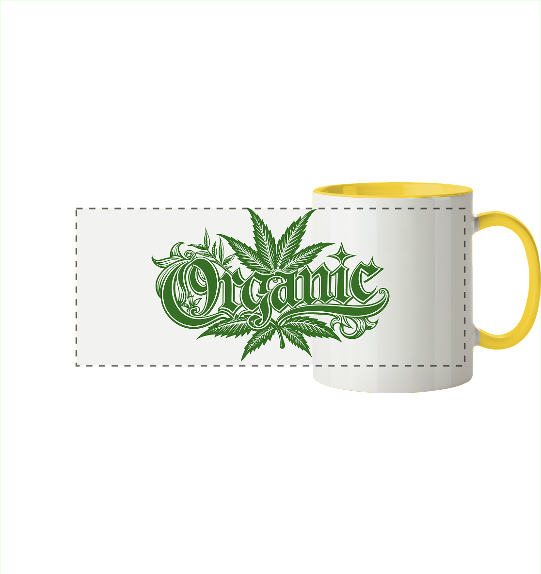 Organic - Panorama Tasse zweifarbig