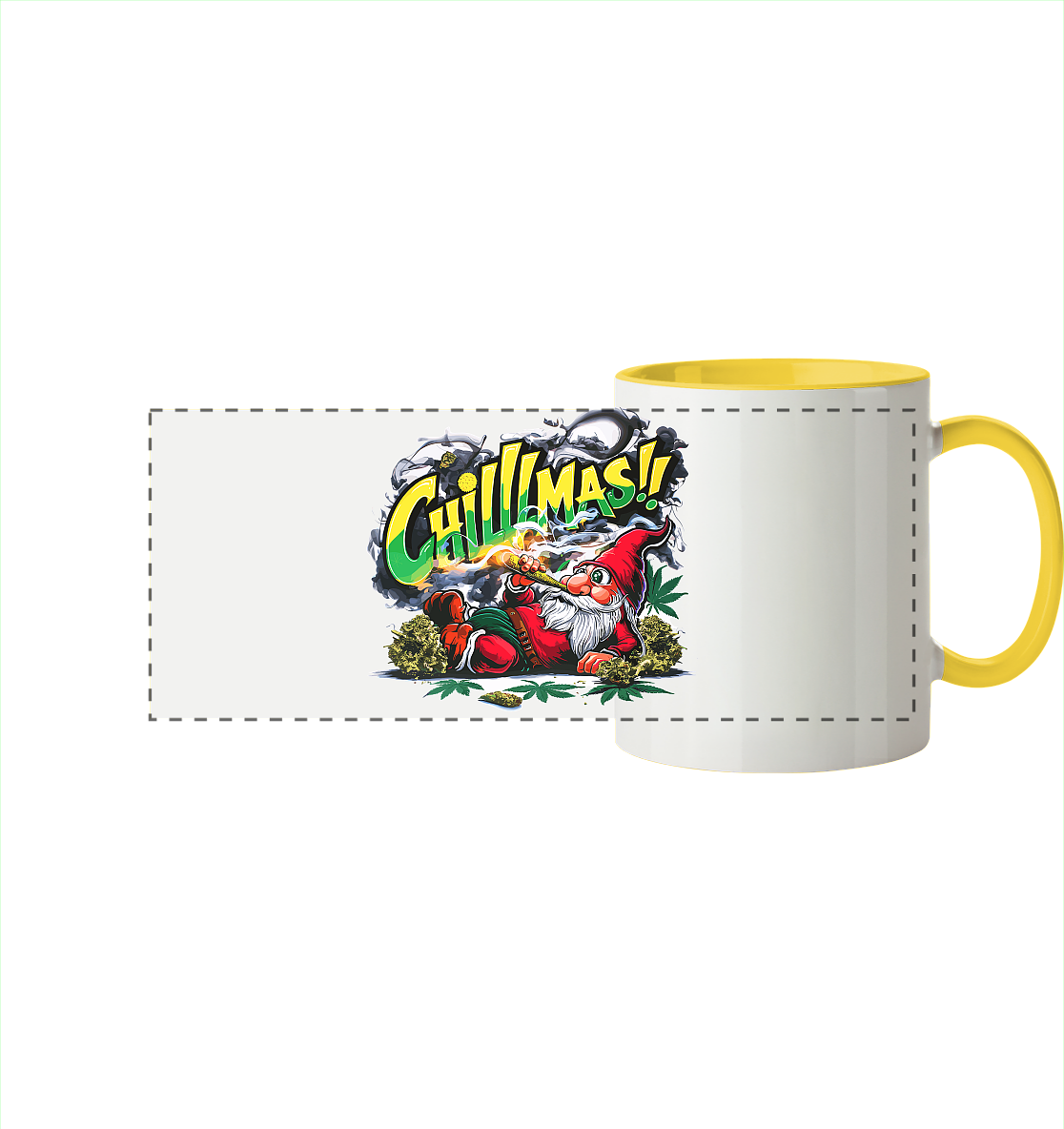 Chillmas - Panorama Tasse zweifarbig