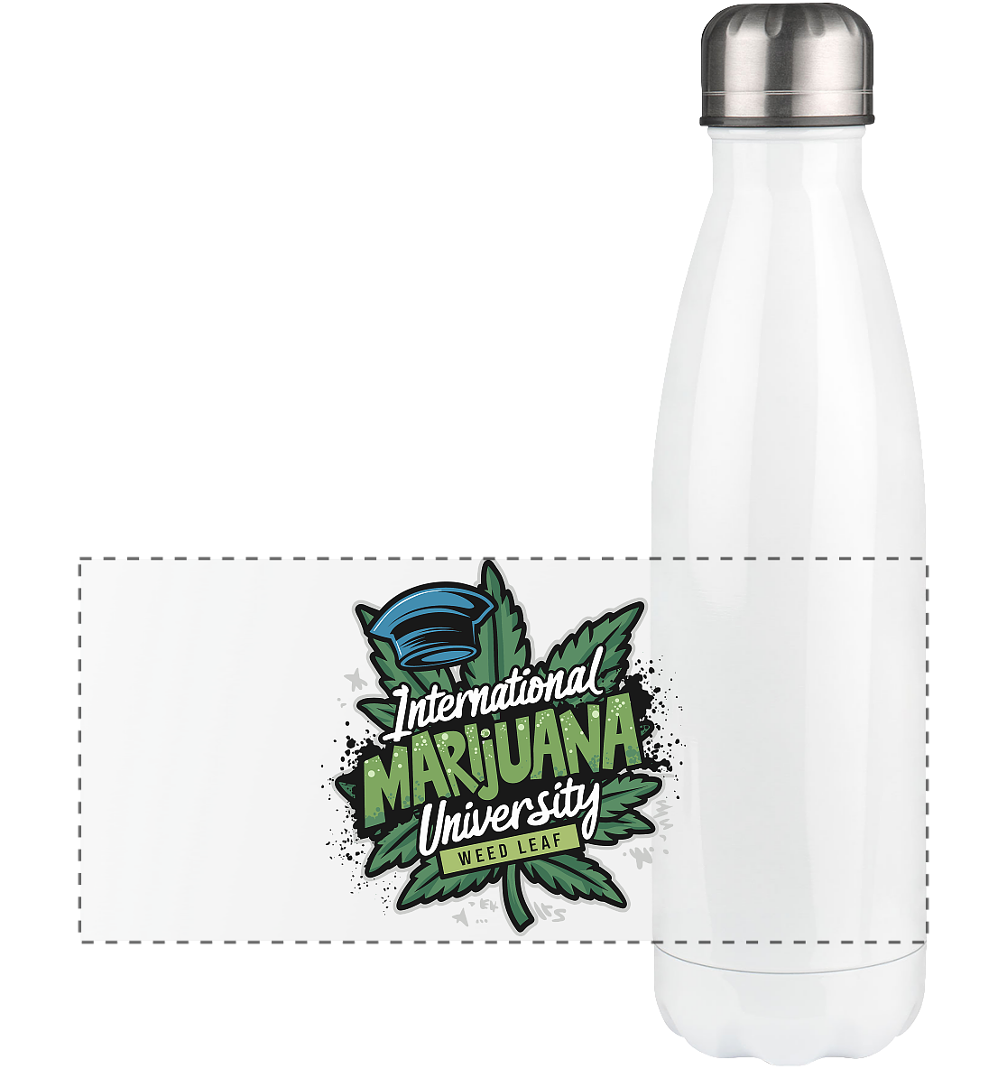 Marijuana University - Panorama Thermoflasche 500ml