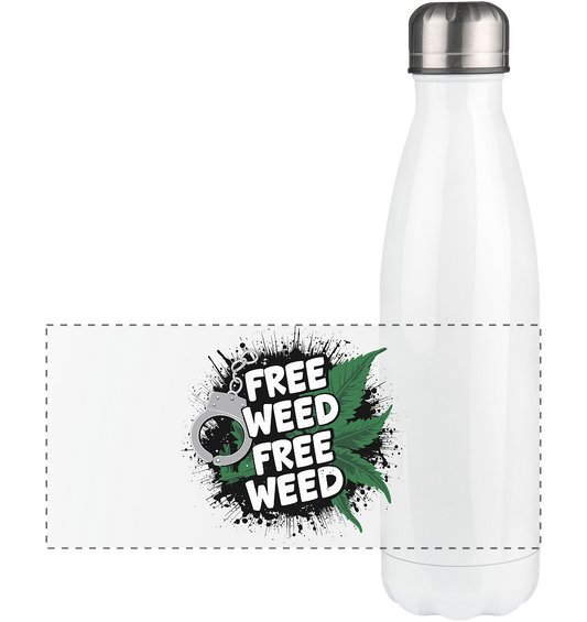 Free Weed - Panorama Thermoflasche 500ml