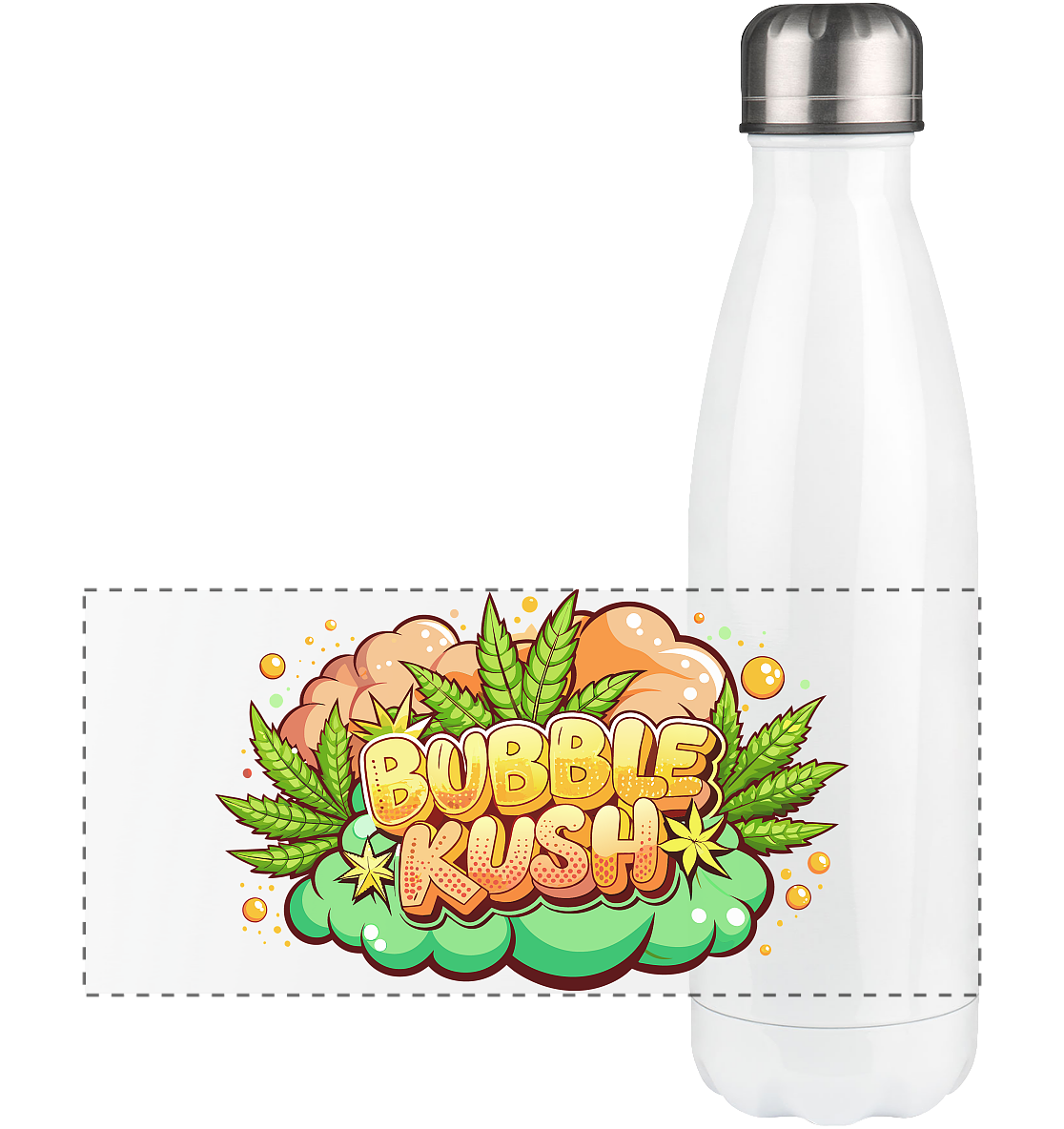 Bubble Kush - Panorama Thermoflasche 500ml