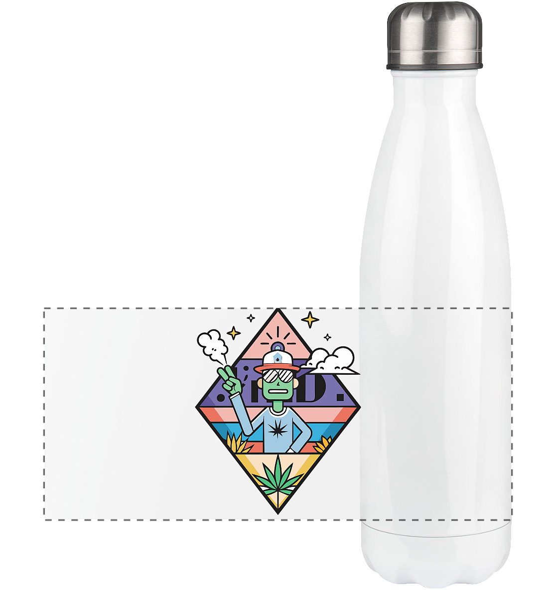 Peace Guy - Panorama Thermoflasche 500ml