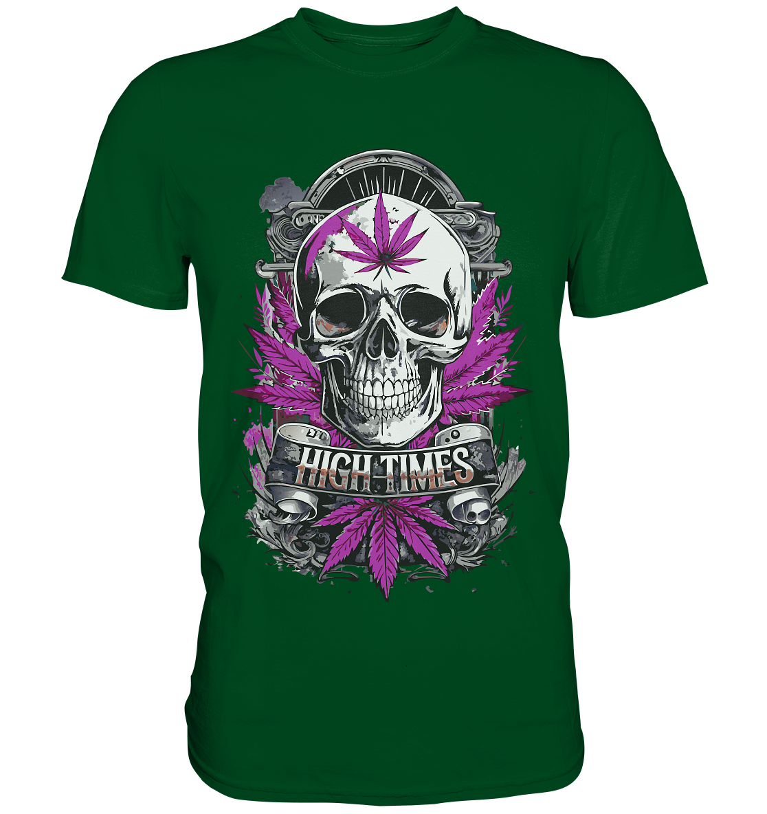 High Times Skull Purple - Gentlemen Premium Shirt