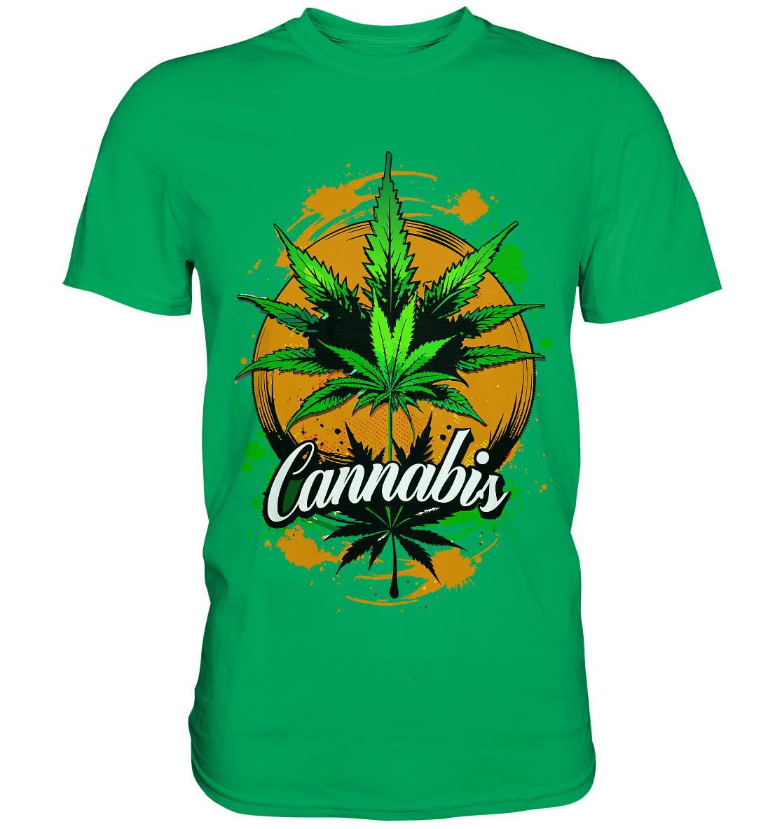 Orange Cannabis - Gentlemen Premium Shirt