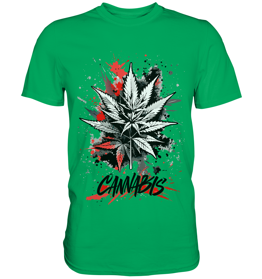 Red Cannabis - Gentlemen Premium Shirt