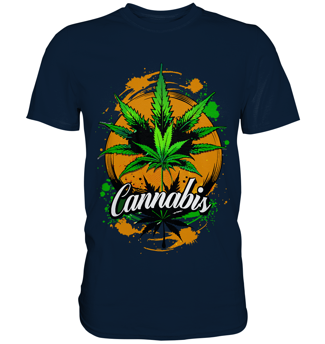 Orange Cannabis - Gentlemen Premium Shirt