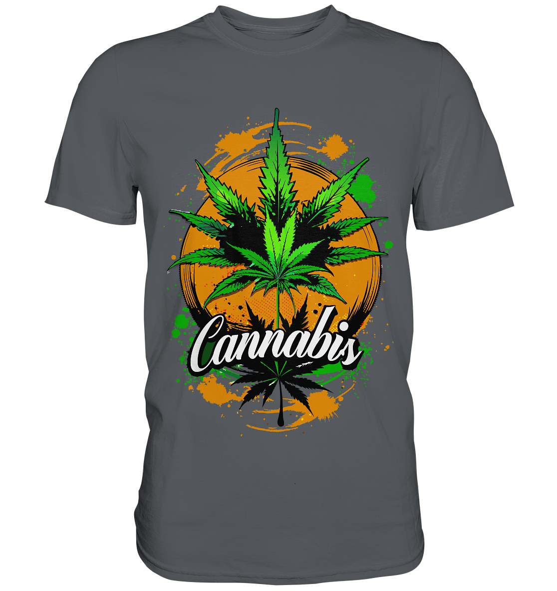 Orange Cannabis - Gentlemen Premium Shirt