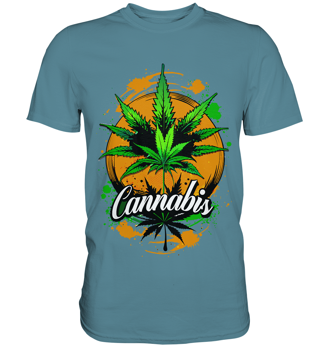 Orange Cannabis - Gentlemen Premium Shirt