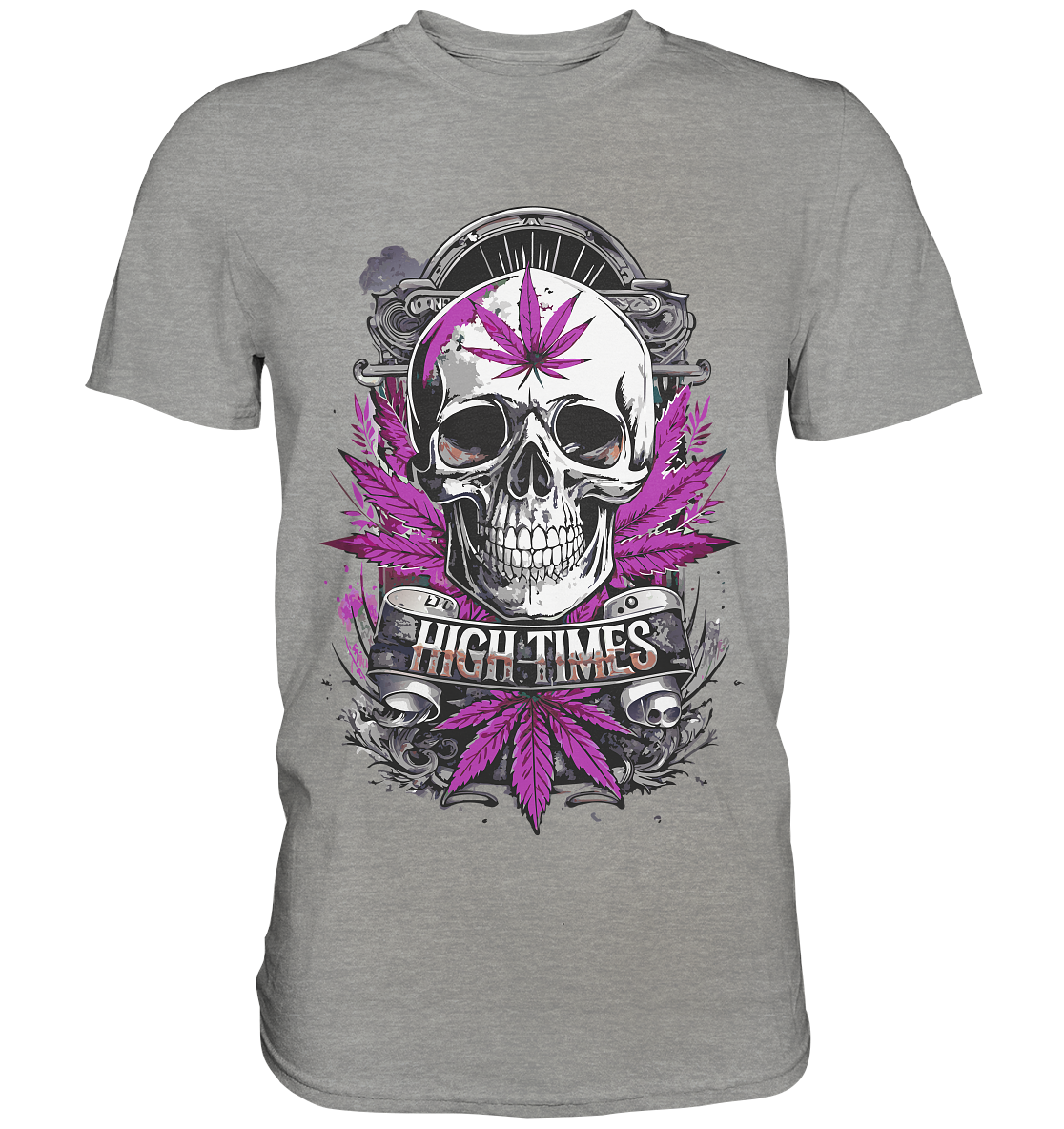 High Times Skull Purple - Gentlemen Premium Shirt