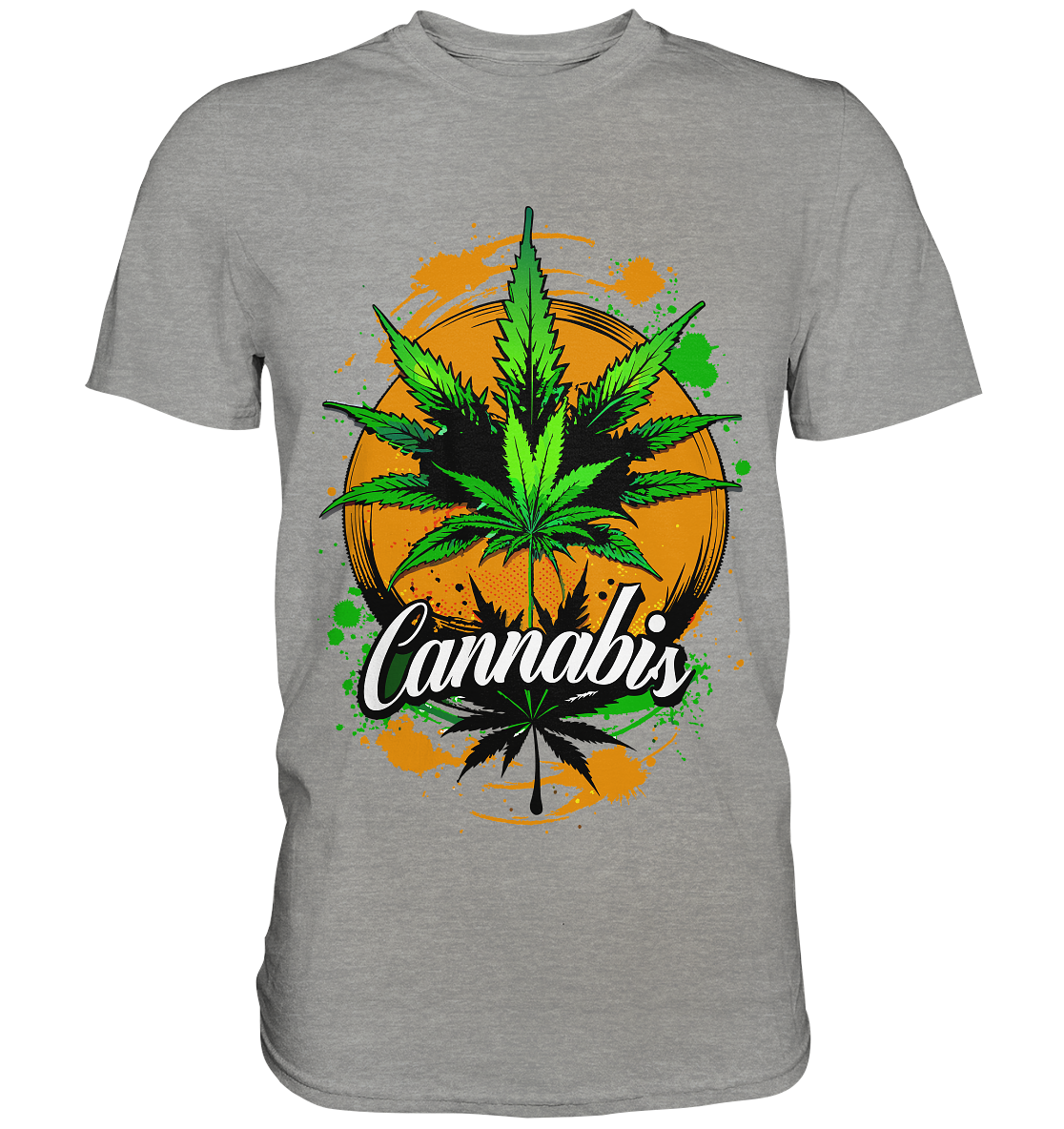 Orange Cannabis - Gentlemen Premium Shirt