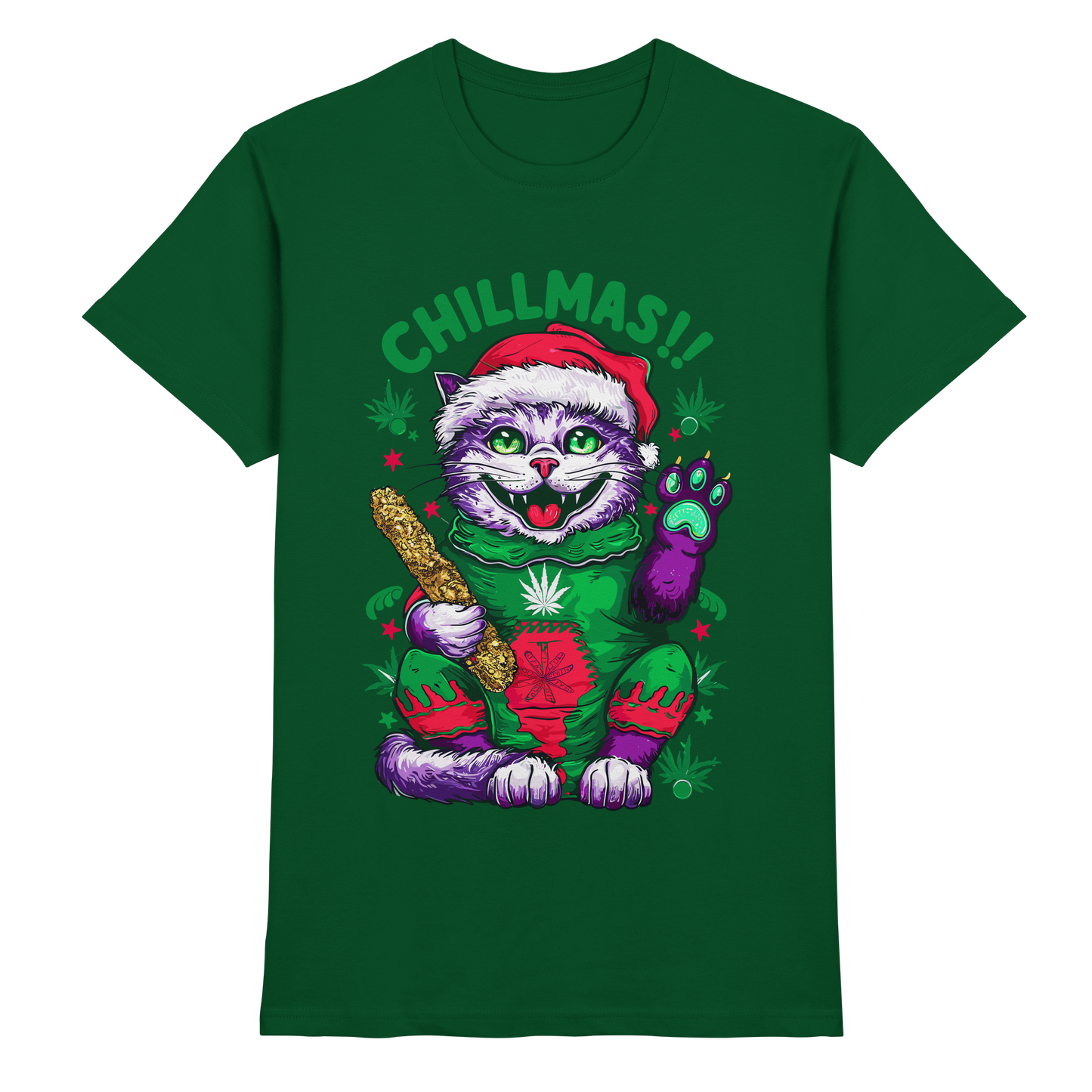 Chillmas Cat - Gentlemen Premium Shirt