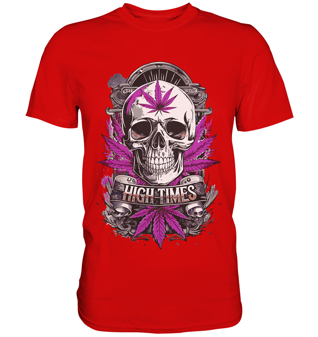 High Times Skull Purple - Gentlemen Premium Shirt