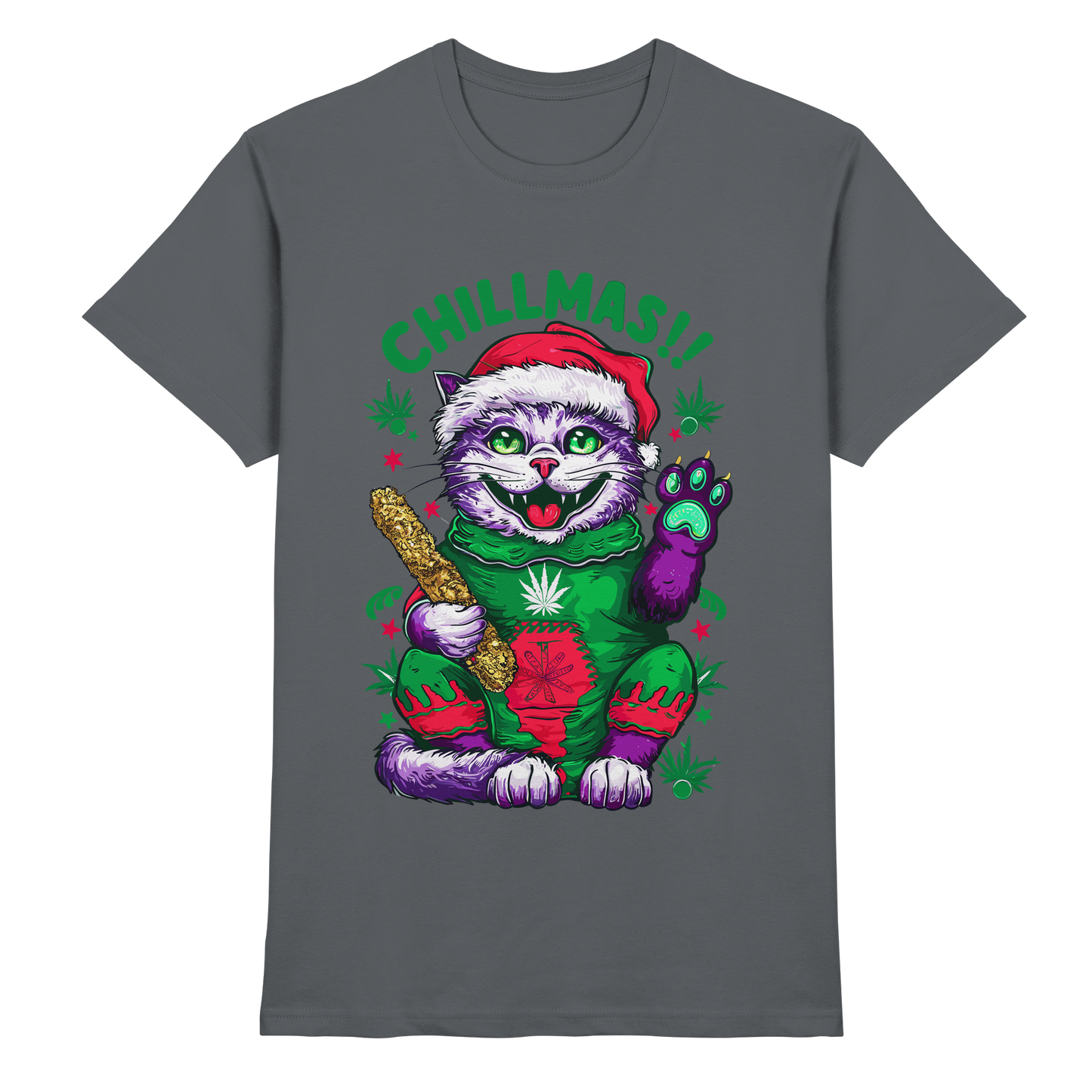 Chillmas Cat - Gentlemen Premium Shirt