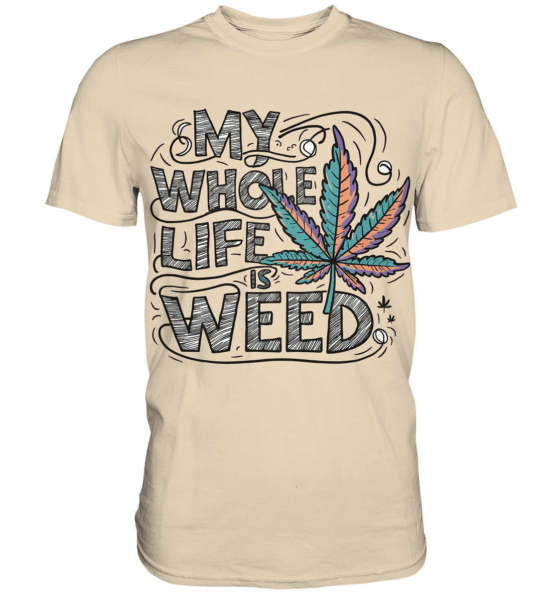 Life Is Weed - Gentlemen Premium Shirt