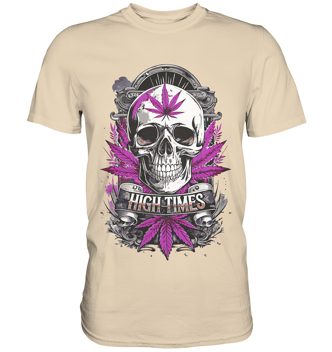 High Times Skull Purple - Gentlemen Premium Shirt