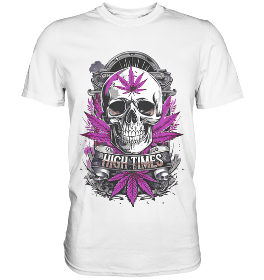 High Times Skull Purple - Gentlemen Premium Shirt