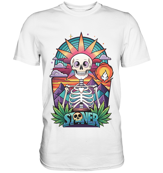 Color Stoner Skeleton - Gentlemen Premium Shirt