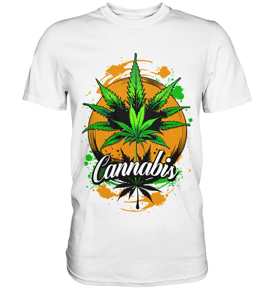 Orange Cannabis - Gentlemen Premium Shirt