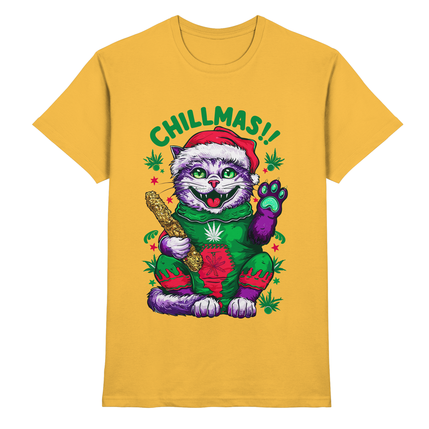 Chillmas Cat - Gentlemen Premium Shirt