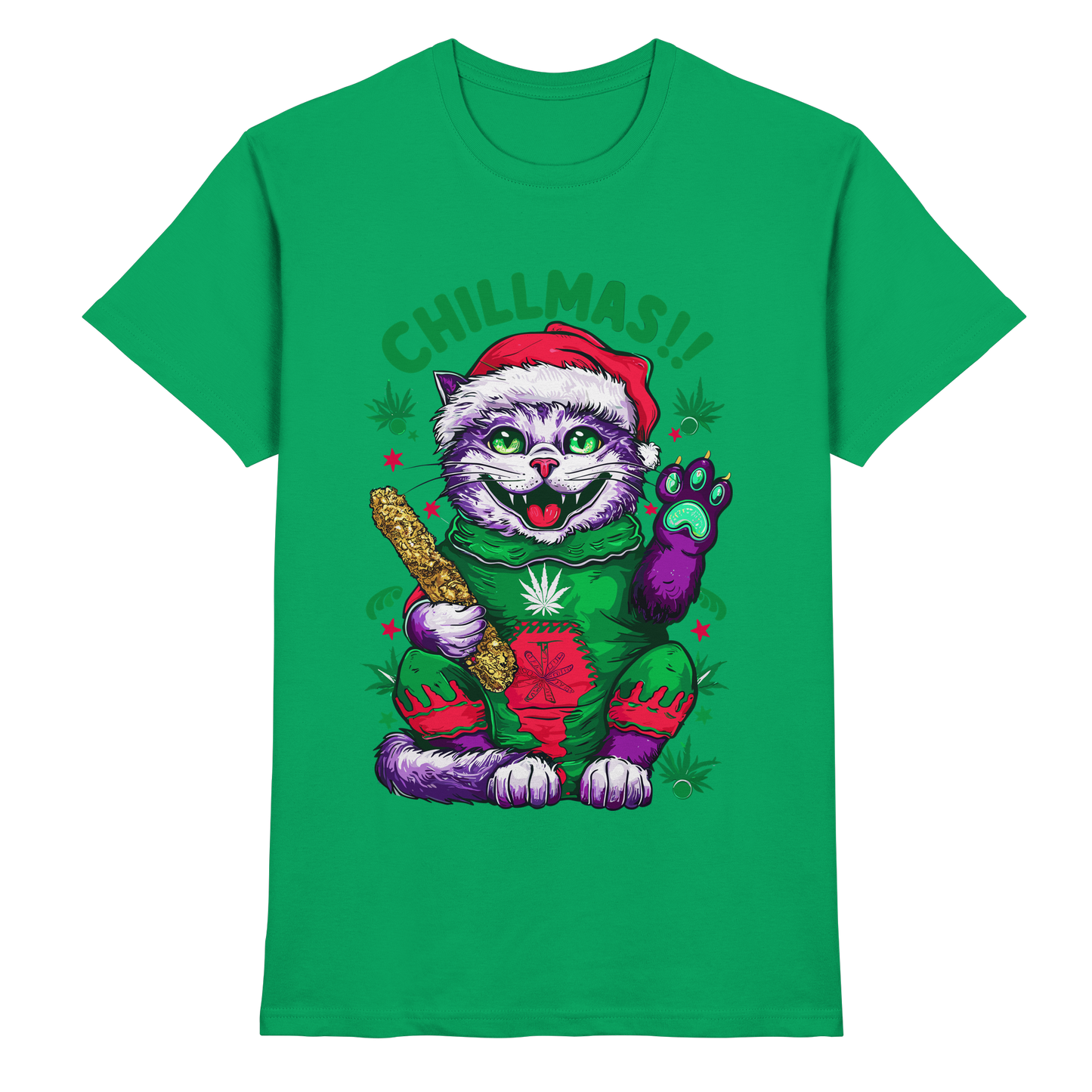 Chillmas Cat - Gentlemen Premium Shirt