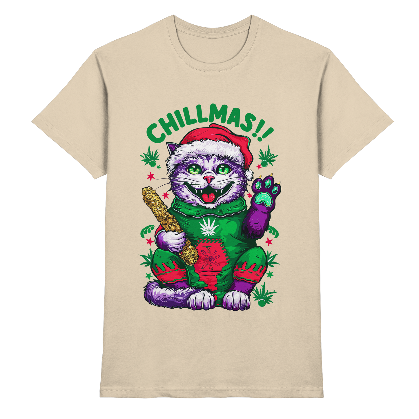 Chillmas Cat - Gentlemen Premium Shirt