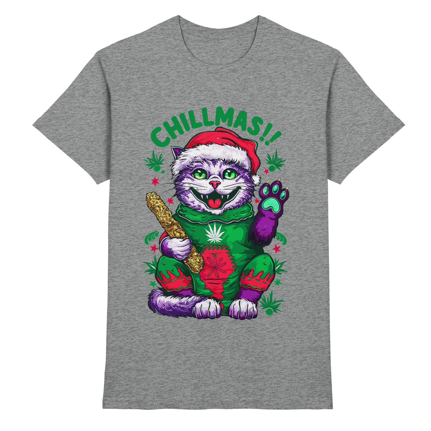Chillmas Cat - Gentlemen Premium Shirt