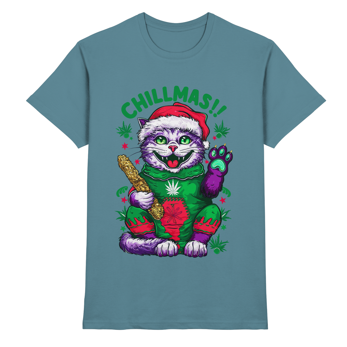 Chillmas Cat - Gentlemen Premium Shirt