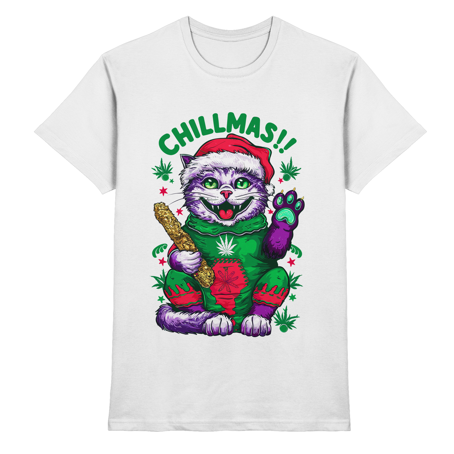 Chillmas Cat - Gentlemen Premium Shirt