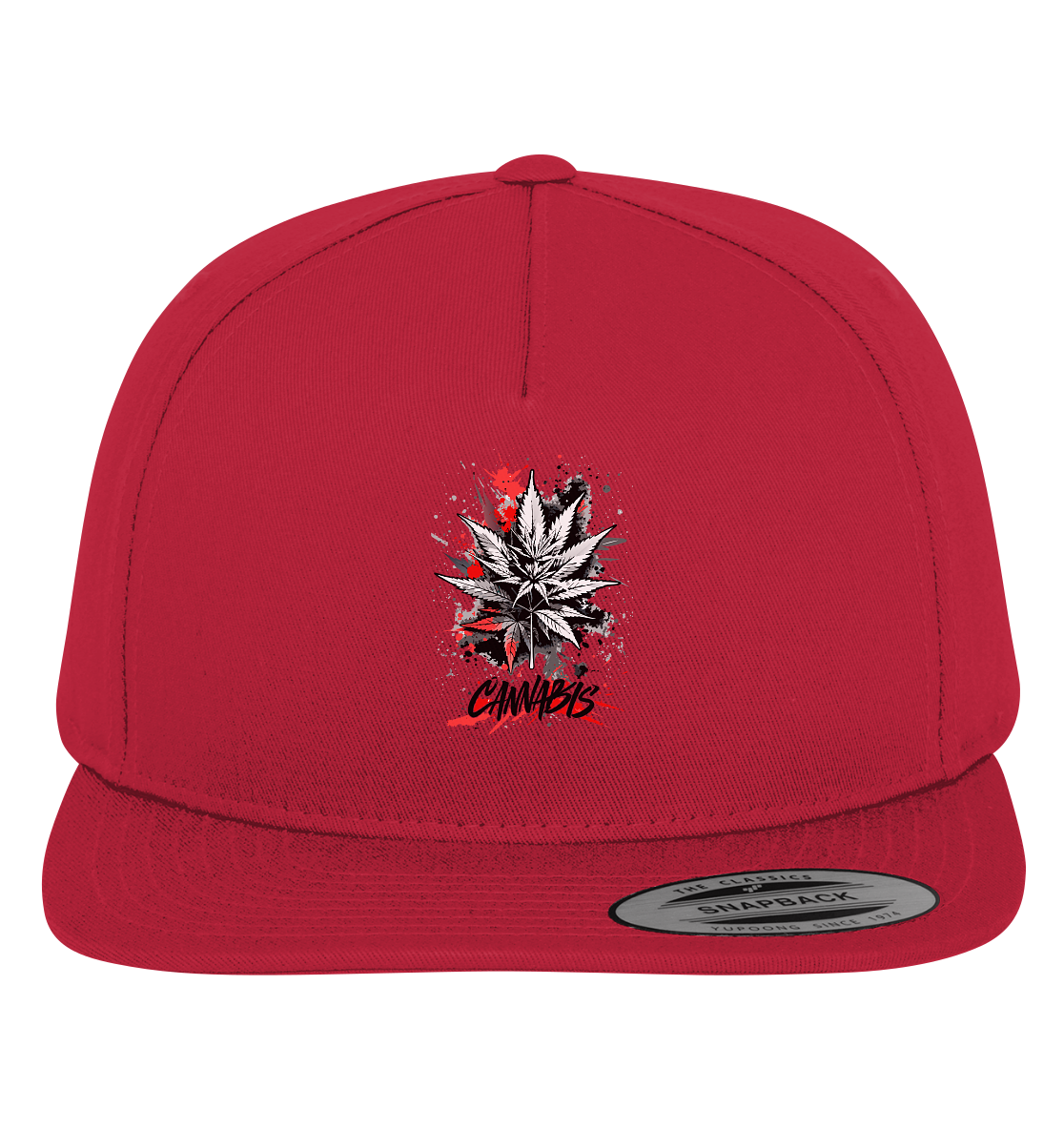 Red Cannabis - Premium Snapback