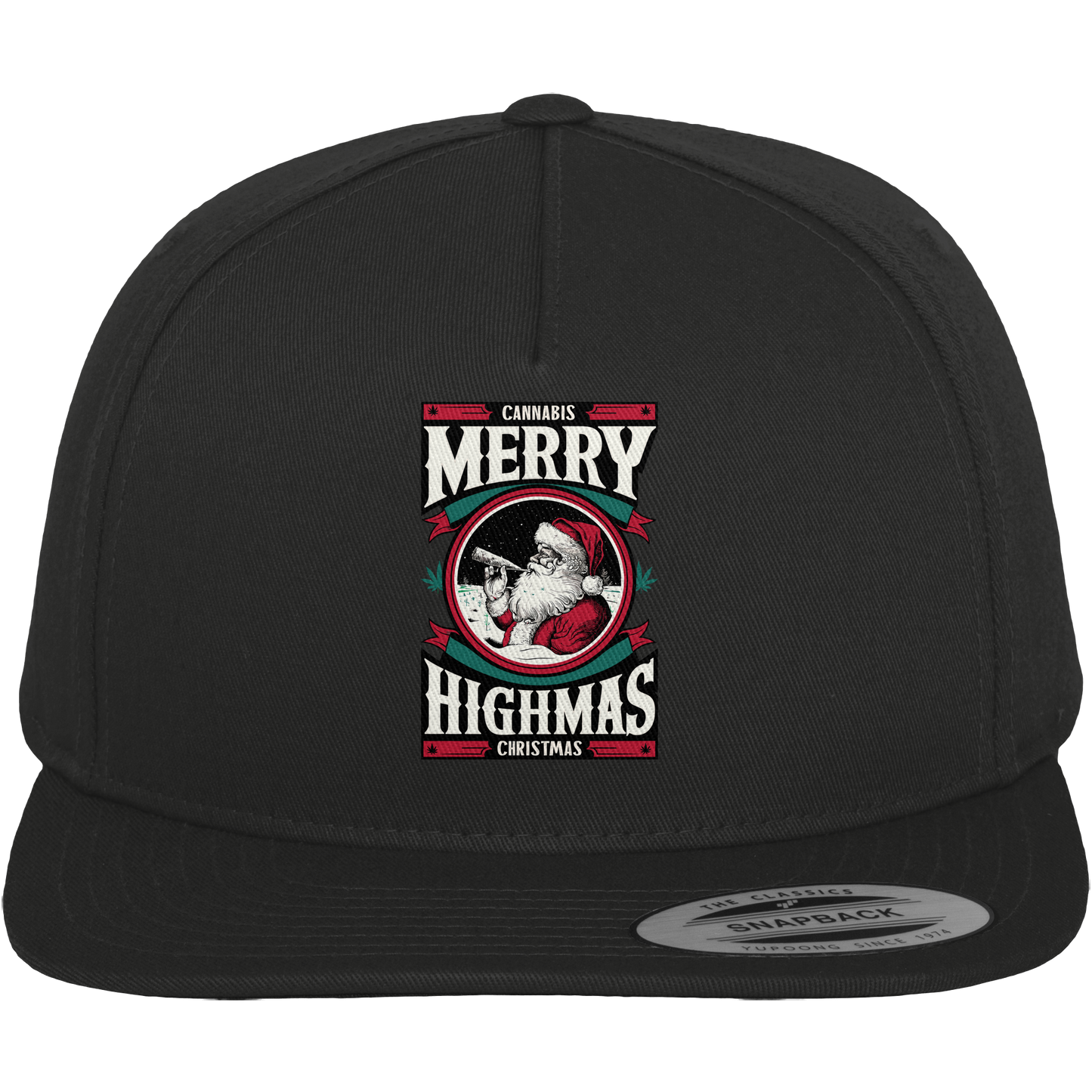 Cannabis Highmas - Premium Snapback
