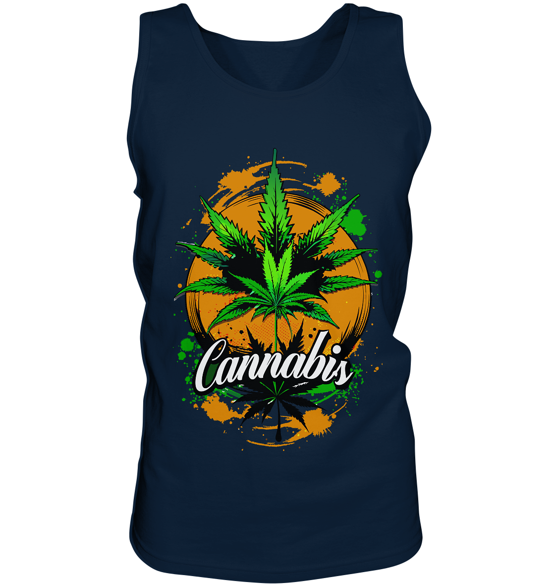 Orange Cannabis - Gentlemen Tank-Top