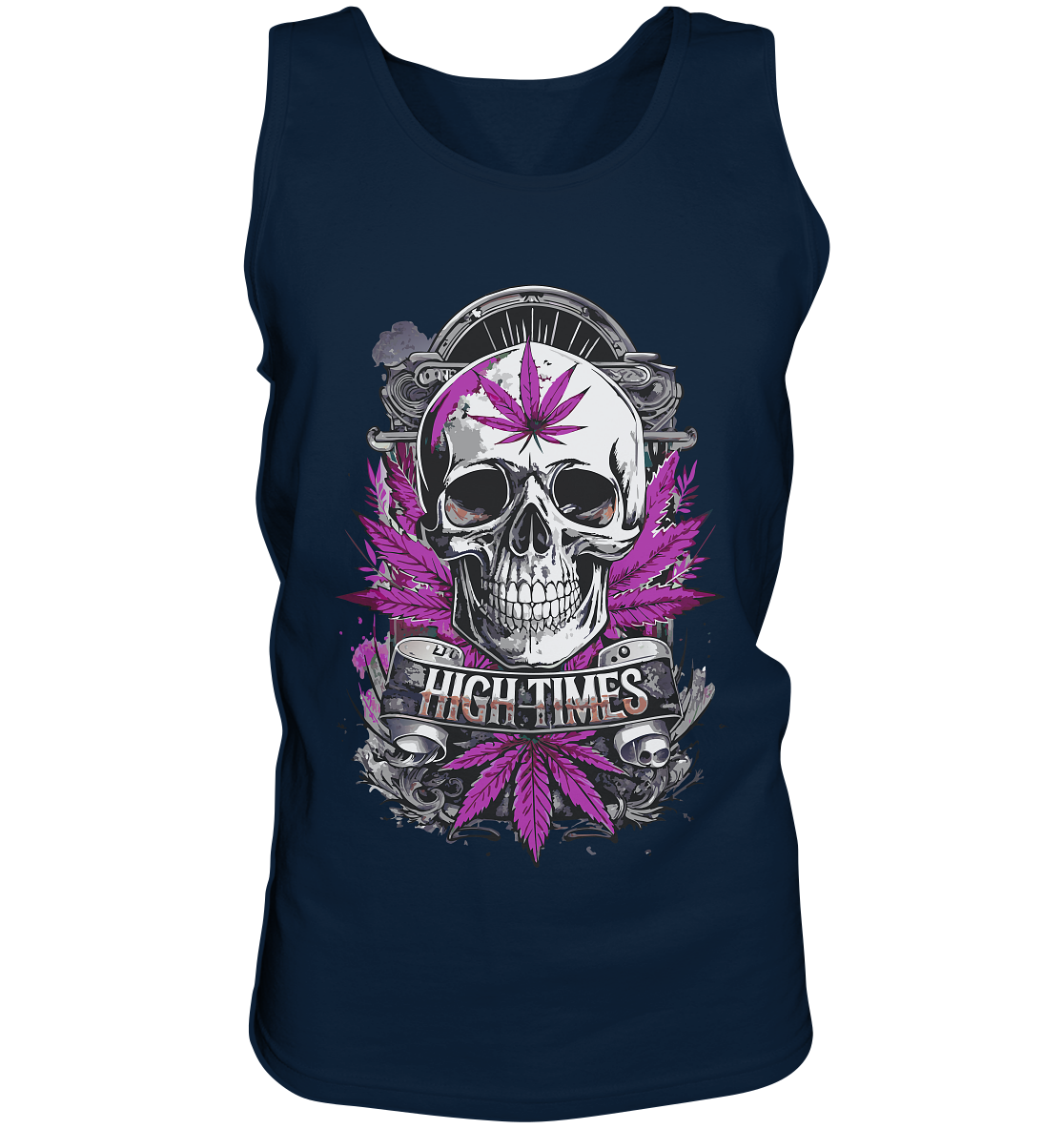 High Times Skull Purple - Gentlemen Tank-Top