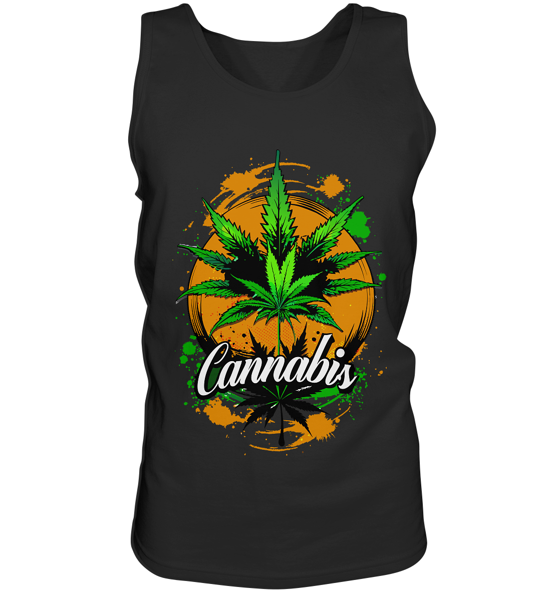 Orange Cannabis - Gentlemen Tank-Top