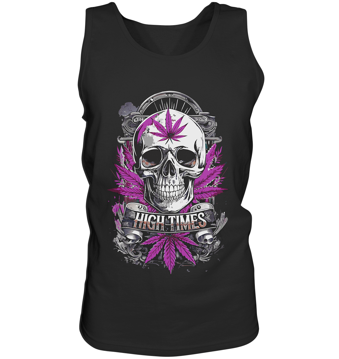 High Times Skull Purple - Gentlemen Tank-Top