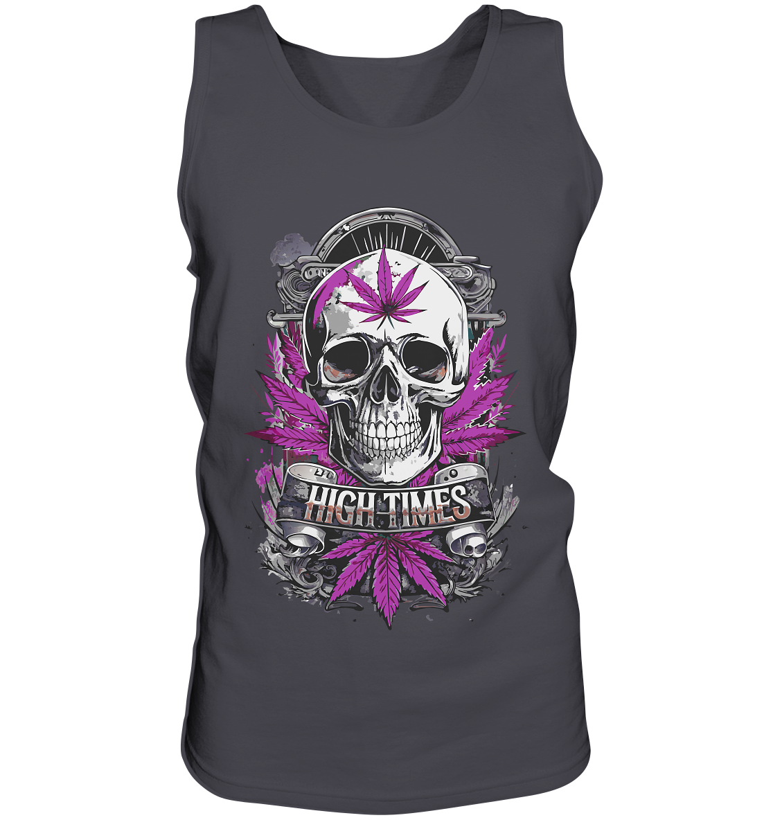 High Times Skull Purple - Gentlemen Tank-Top