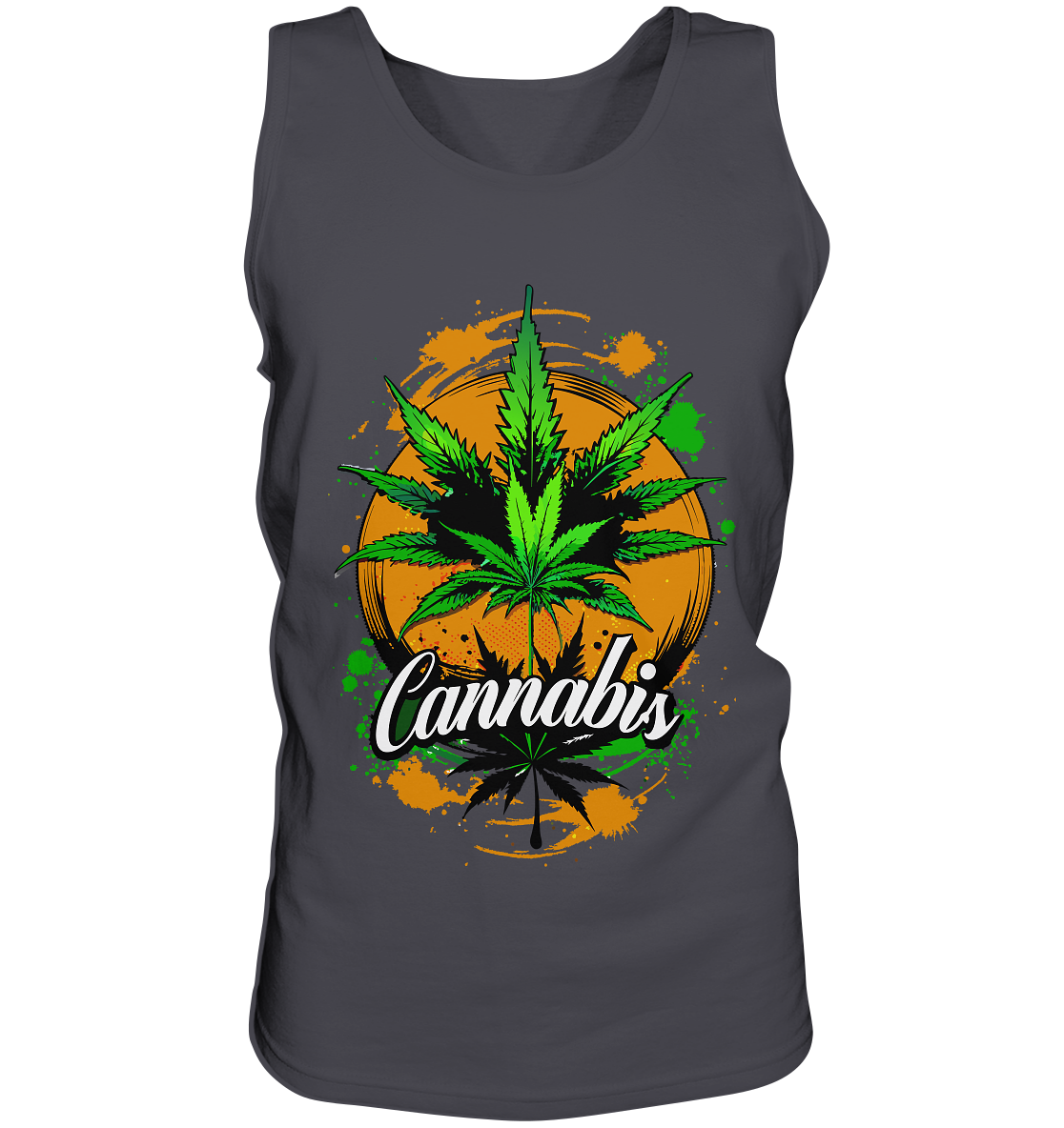 Orange Cannabis - Gentlemen Tank-Top