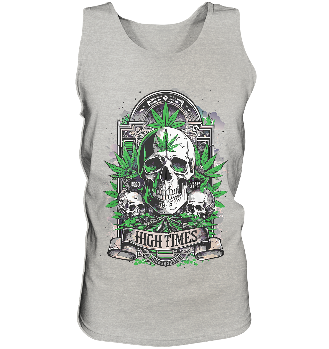 High Times Skull Green - Gentlemen Tank-Top